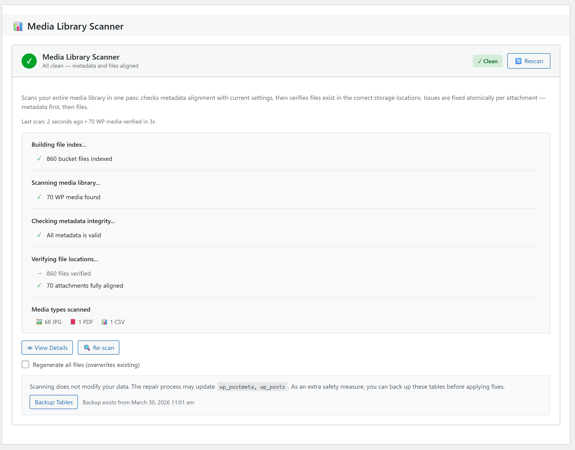 Media Library Scanner
